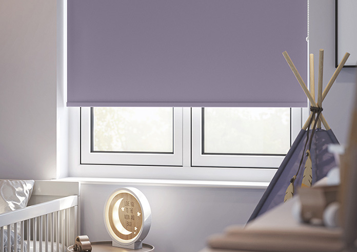 Trinity (Blackout), Lavender - Roller Blind - Image 5